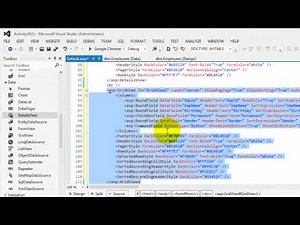 Beginner's Tutorial for ASP.NET 4.5 - 24 - GridView, DetailsView and FormView (using C#)