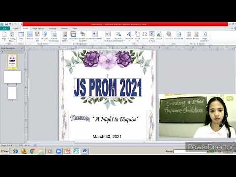 Creating a 2-fold Programme Invitation using Microsoft Publisher