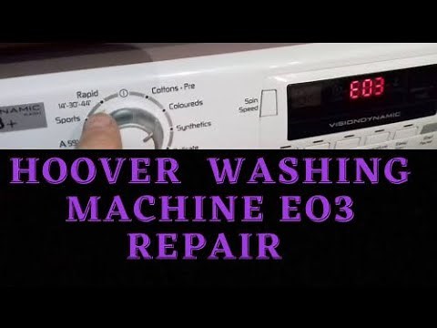 Hoover Washing Machine E03 E16