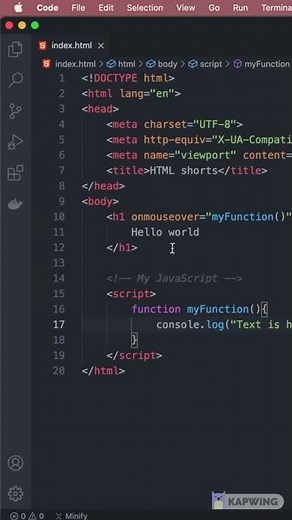 JavaScript Events #1 - On mouseover and double click event
