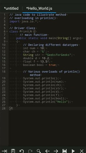 System.out.println () in Java || Java System Print || System.out.println ().