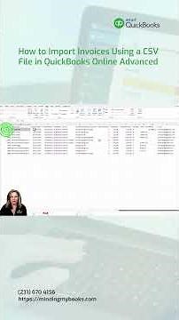 Import Invoices in QuickBooks Online Advanced from CSV in 2 Minutes