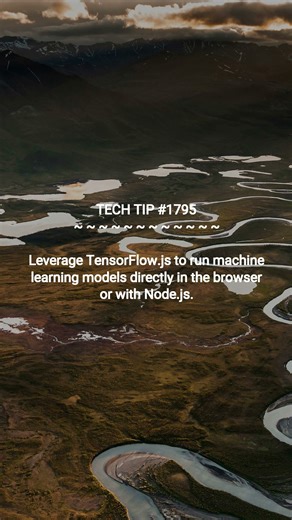 Machine Learning with JavaScript! | 2025-12-22 | #Shorts #systemadmintips #programmingtips