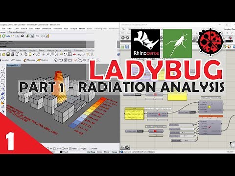 1 Grasshopper Ladybug - Quick Setup and Solar Radiation Analysis