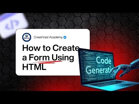 How to Create a Form in HTML (Tutorial)