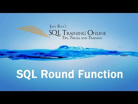 SQL Round Function - SQL Training Online - Quick Tips Ep25