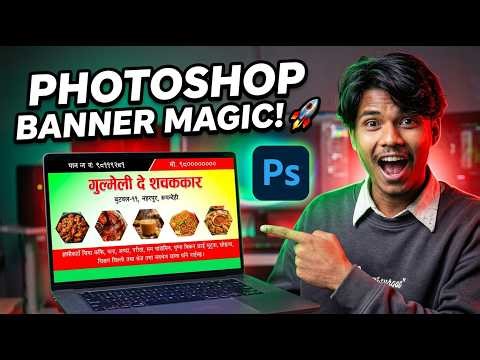 Photoshop Banner Design - Complete Tutorial for Beginners