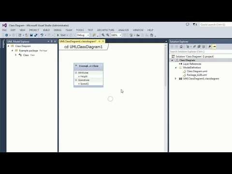 How to create UML Class Diagram using Visual Studio