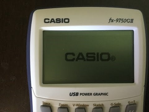 Casio FX-9750GII Programming Tutorial