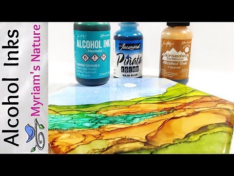 36] ALCOHOL INK : Getting Started - INFO - DEMOS - How to Use Alcohol Inks for Beginners