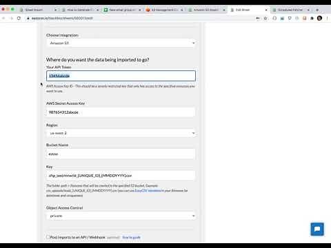 How to upload Google Sheets or CSV Files to Amazon S3