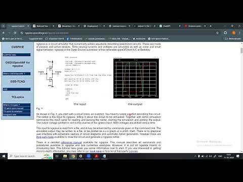 NGSPICE : Beginner's Tutorial for Electronic Circuit Design and Simulation