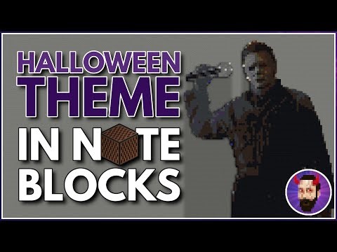 Halloween Theme in Minecraft! ♪ Note Block Song