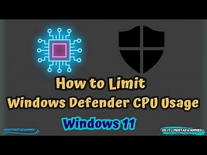 How to Limit Windows Defender CPU Usage on Windows 11 & 10