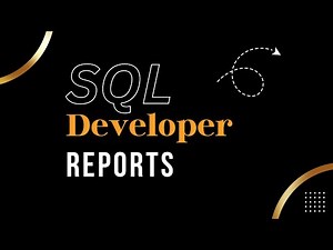Create Reports inside SQL Developer