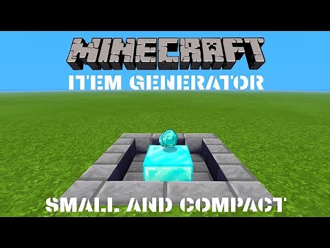 How To Make an Item Generator in Minecraft | Very Easy, No Redstone!