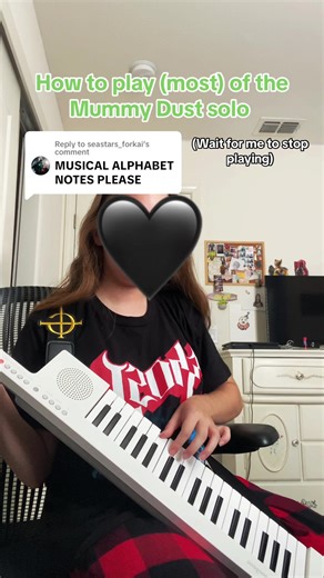 Learn to Play the Mummy Dust Solo on Keytar - Tutorial