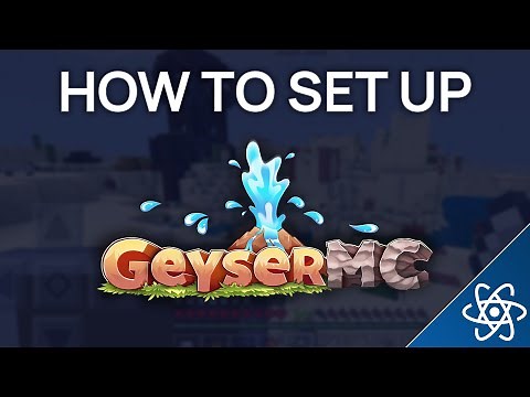 How to set up GEYSER on your Minecraft Server!