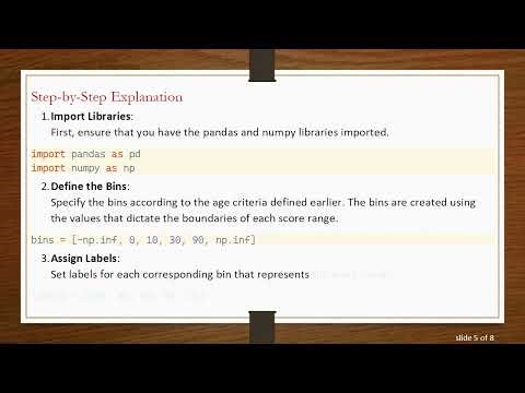 Grouping Age Values with pd.cut in Pandas