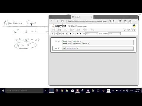 Solve Nonlinear Equations with Python
