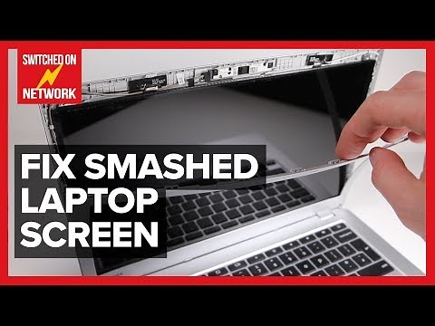 How to Replace a Broken, Cracked or Smashed Laptop LCD screen - DIY display replacement at home!