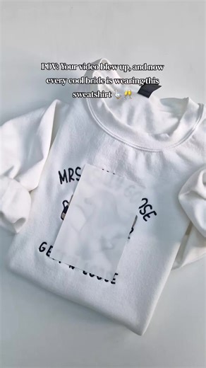 Okay tiktok let me out if 200views jail, thank you #fyp #viral #bride #wedding #sweater