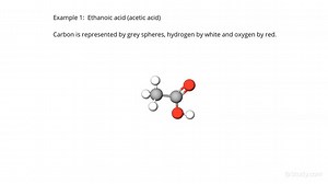How to Write a Chemical Formula Given a Molecular Model | Chemistry | Study.com