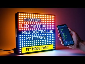 How to Build a Wi-Fi Controlled RGB LED Matrix Display