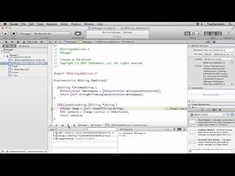 iOS Programming Tutorial | Using the Xcode Debugger