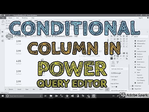 How To Add Conditional Column In Power BI Power Query Editor TAIK18 (3-6) Power BI