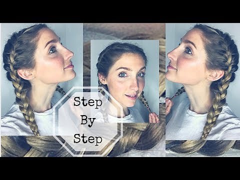 ***EASY FRENCH BRAID TUTORIAL/ HOW TO FRENCH BRAID