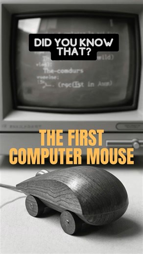 THE FIRST COMPUTER MOUSE