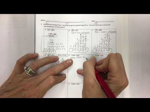 Eureka math grade 5 module 2 lesson 8 problem set