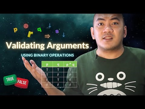 Reasoning: Validating Arguments using Binary Operations