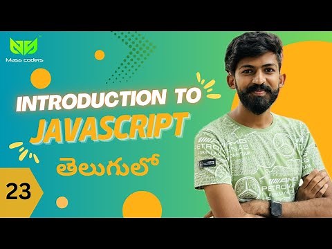 Introduction to JavaScript in Telugu | MassCoders | Dodagatta Nihar
