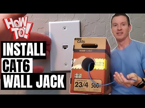 How to Install an Ethernet Jack in a Wall