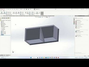 SolidWorks Tutorials Rib Feature: How to Create Rib Feature in One minutes | Solidworks Rib Feature