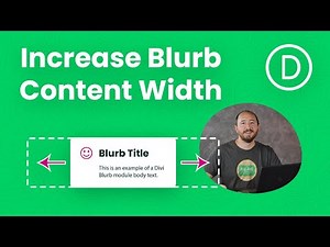 How To Increase The Divi Blurb Content Width