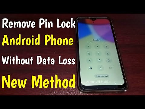 Remove Pin Lock Without Data Loss Any Android Phone | How To Unlock Android Phone Forgot Password