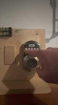 Teeho Lock - Change master code