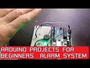 The simplest alarm system on the Arduino. Arduino projects for beginners.