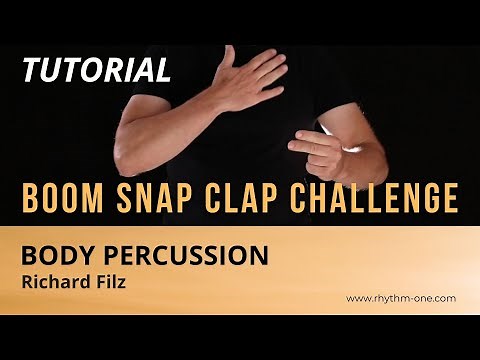 BOOM SNAP CLAP Challenge TUTORIAL