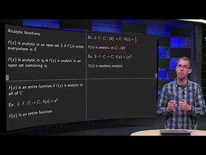 What is an analytic function?