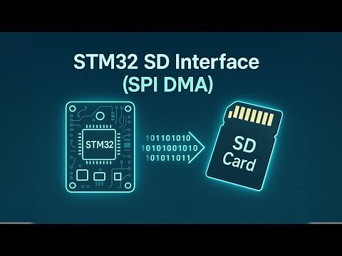 Interface SD Card with STM32 using SPI (DMA) | Cube-IDE | File Handling via UART