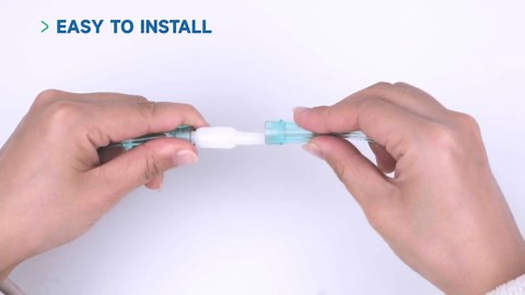 ANSNF Oxygen Tubing Connector, 360° Rotation Cannula Connector Oxygen Connector Avoid Tangles, Tubing Swivel Connector O2 Connector (White-10pack)