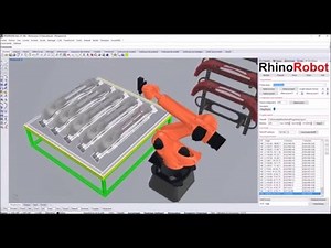 RhinoRobot V2 - Simulation and offline programming for industrial Robots