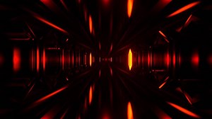 Download Red and Orange Mysterious Alien Corridor with Flashing Light Background VJ Loop in 4K for free