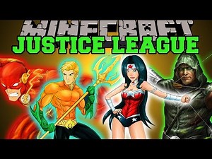 Minecraft: JUSTICE LEAGUE (BECOME POWERFUL SUPERHEROES!) Mod Showcase