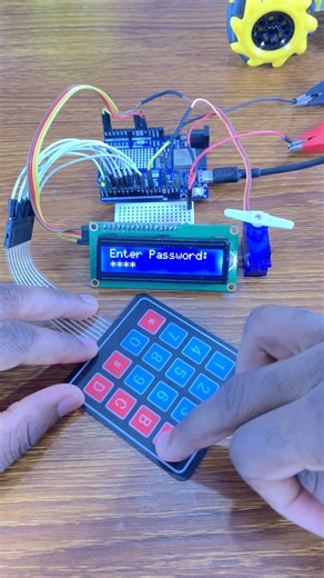 23K views · 95 reactions | Arduino circuit to control SG90 Servo Motor using a 4*4 Matrix Keypad #arduino #engineering #electronics #arduinoproject #electricalengineer #arduinobeginner #programming #uploadideaswithitamar | Upload Ideas with Itamar | Facebook