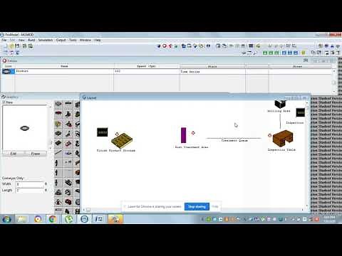Putting probabilities and simulating a batch process using Promodel Simulation